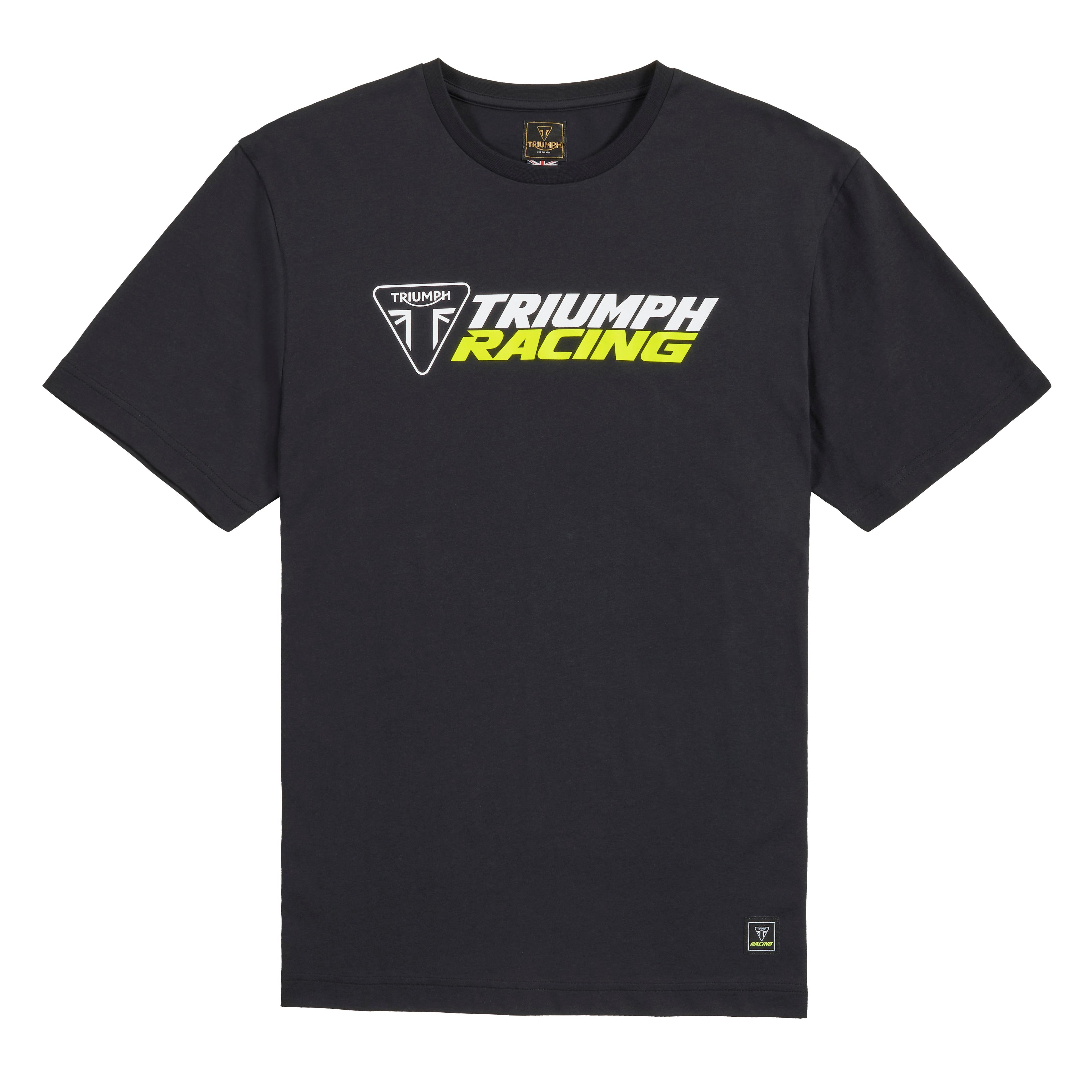 RACING TEE BLACK / YELLOW M image 8