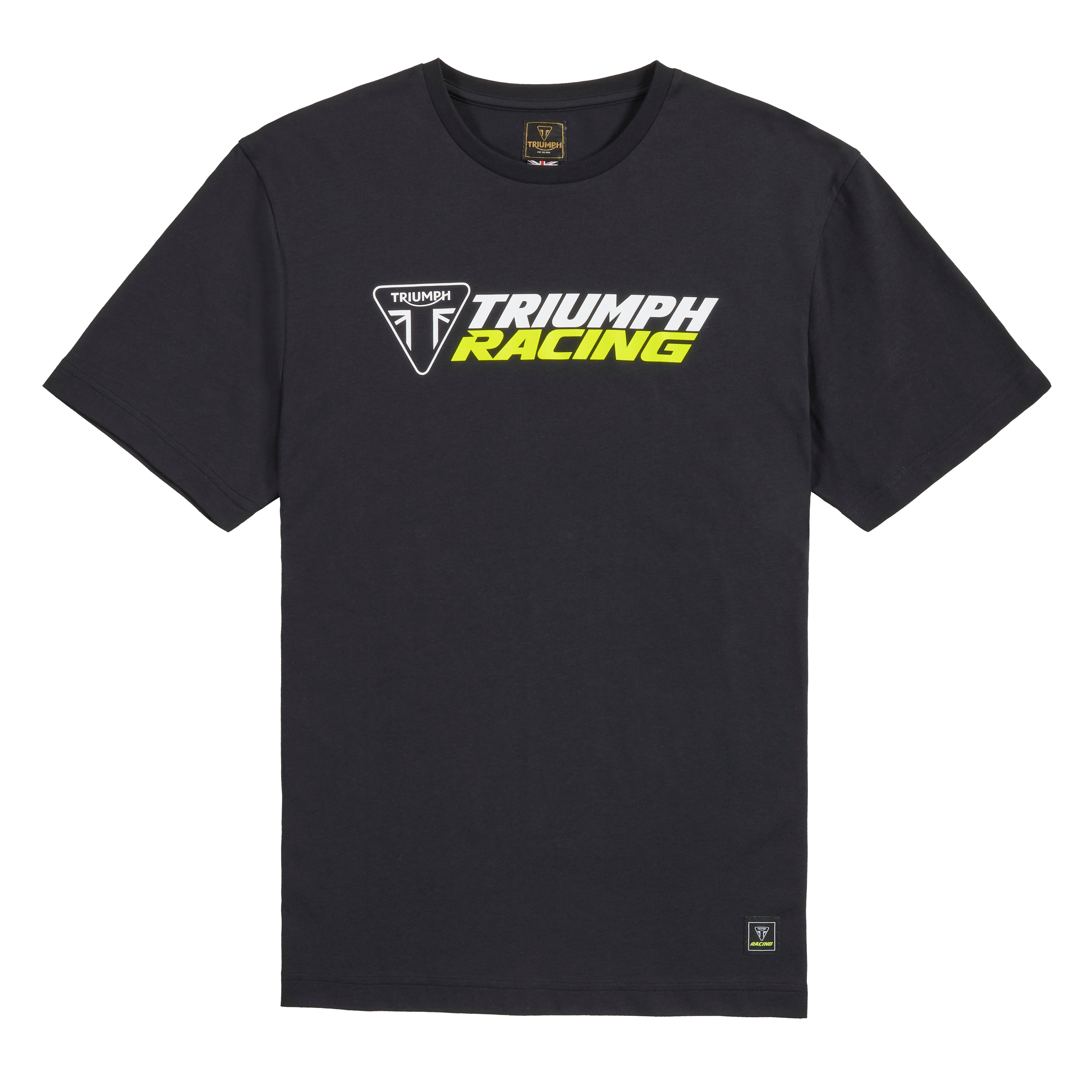 RACING TEE BLACK / YELLOW XL image 2