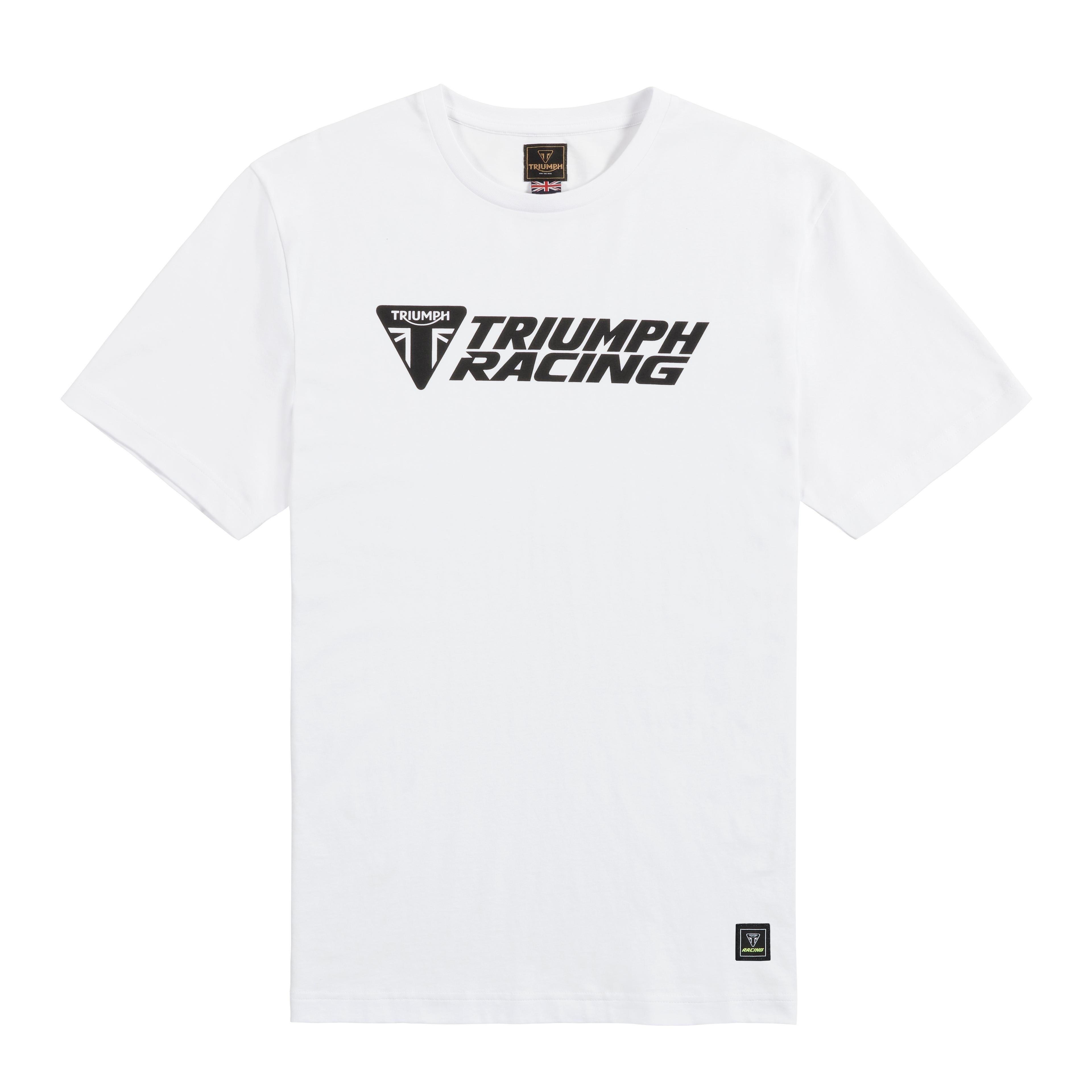 RACING TEE WHITE / BLACK XXL image 12