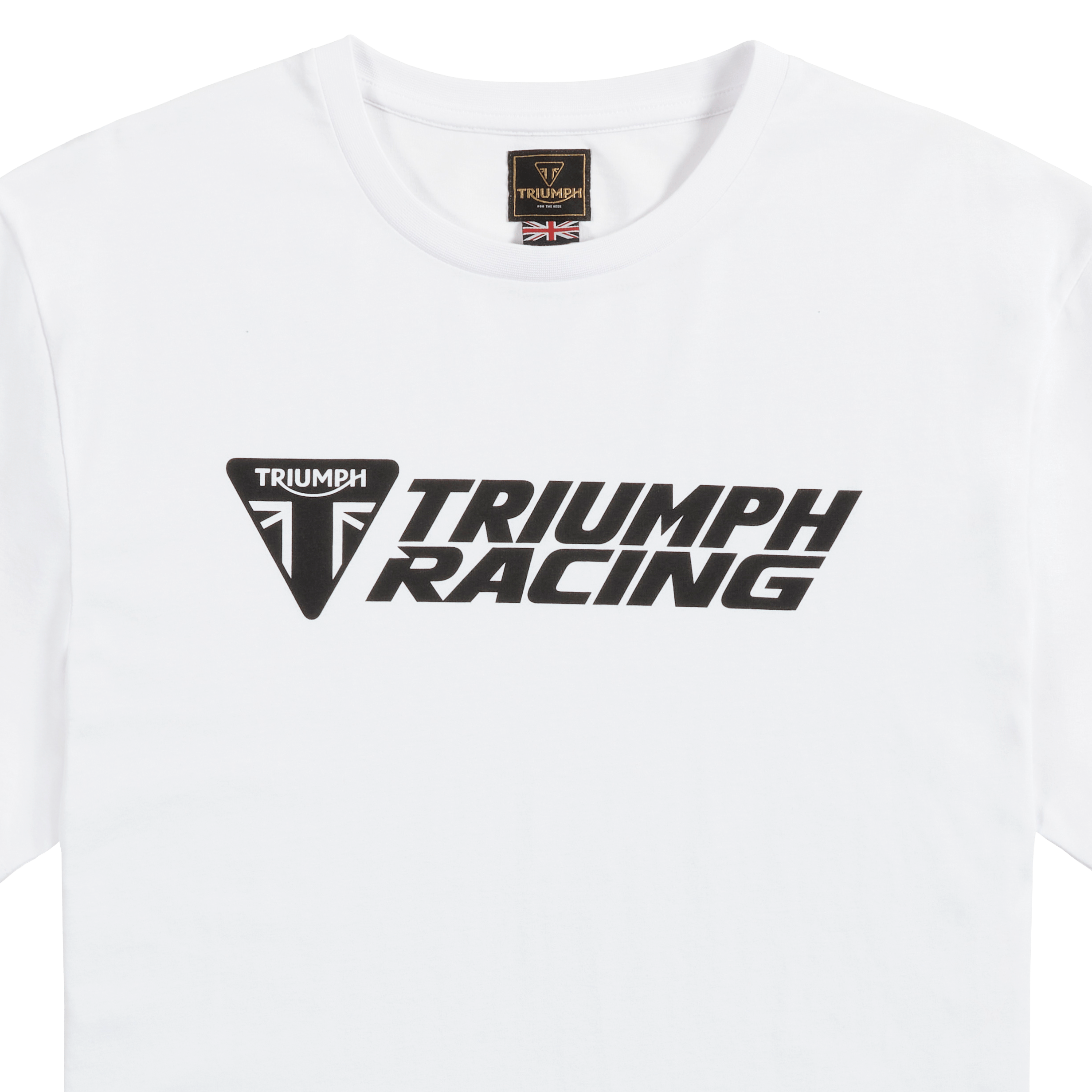 RACING TEE WHITE / BLACK XXL image 4