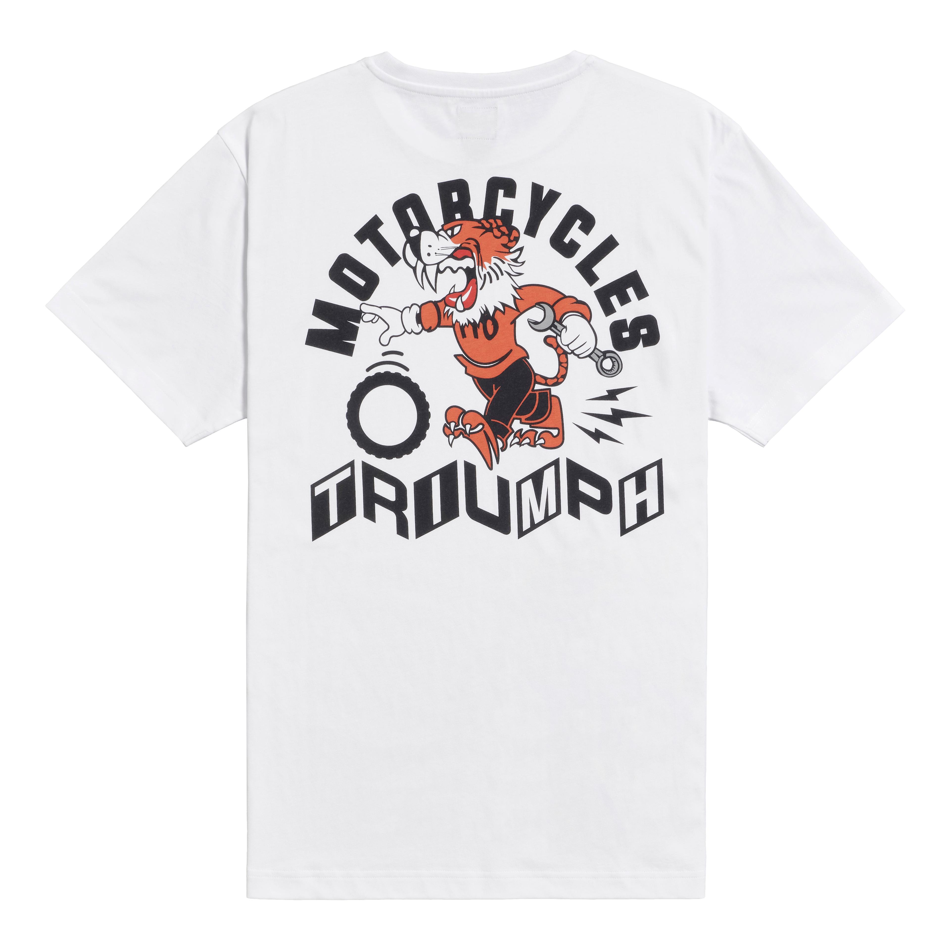 PIT STOP T-SHIRT WHITE M image 4