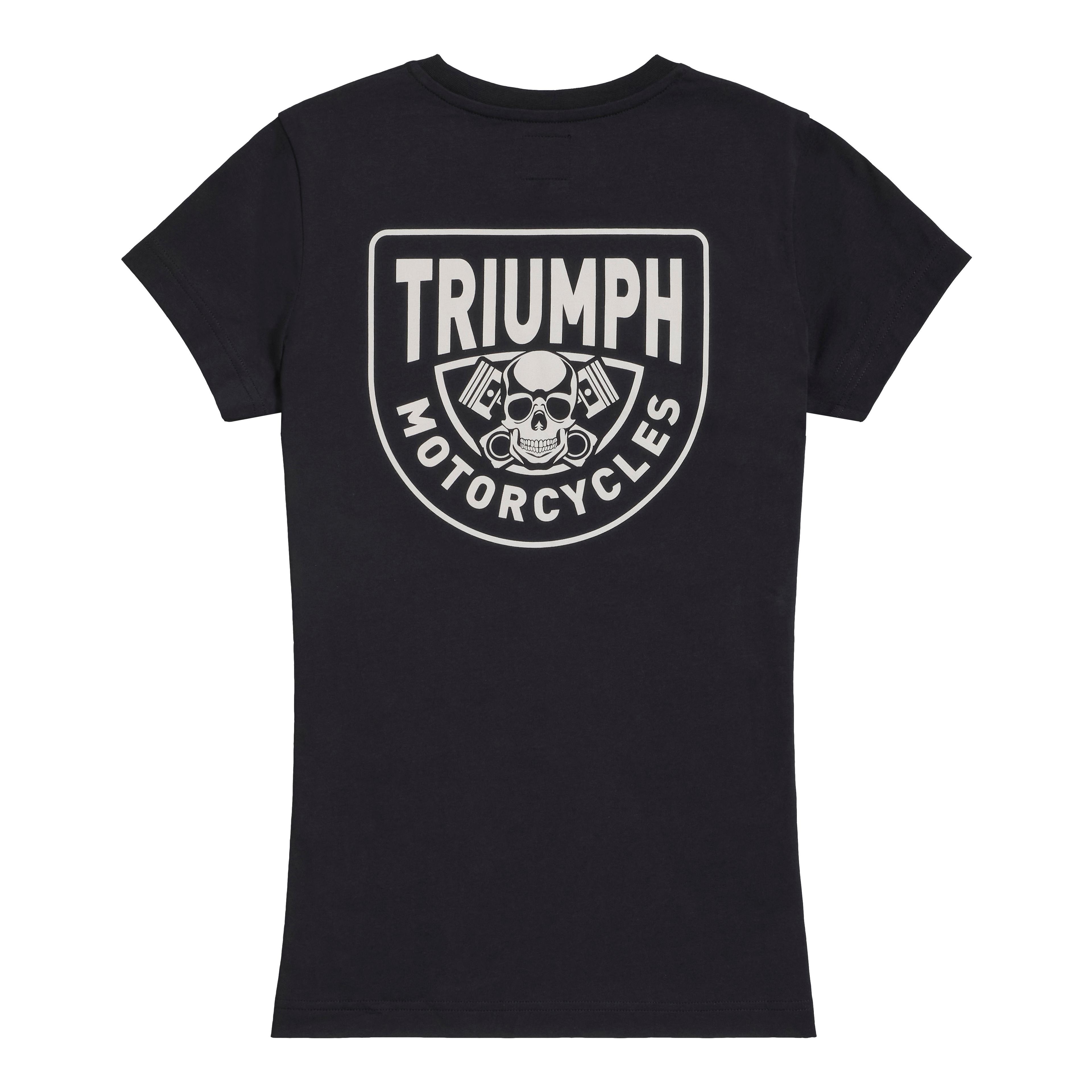 LADIES PISTON RICH T-SHIRT BLACK XXS image 1