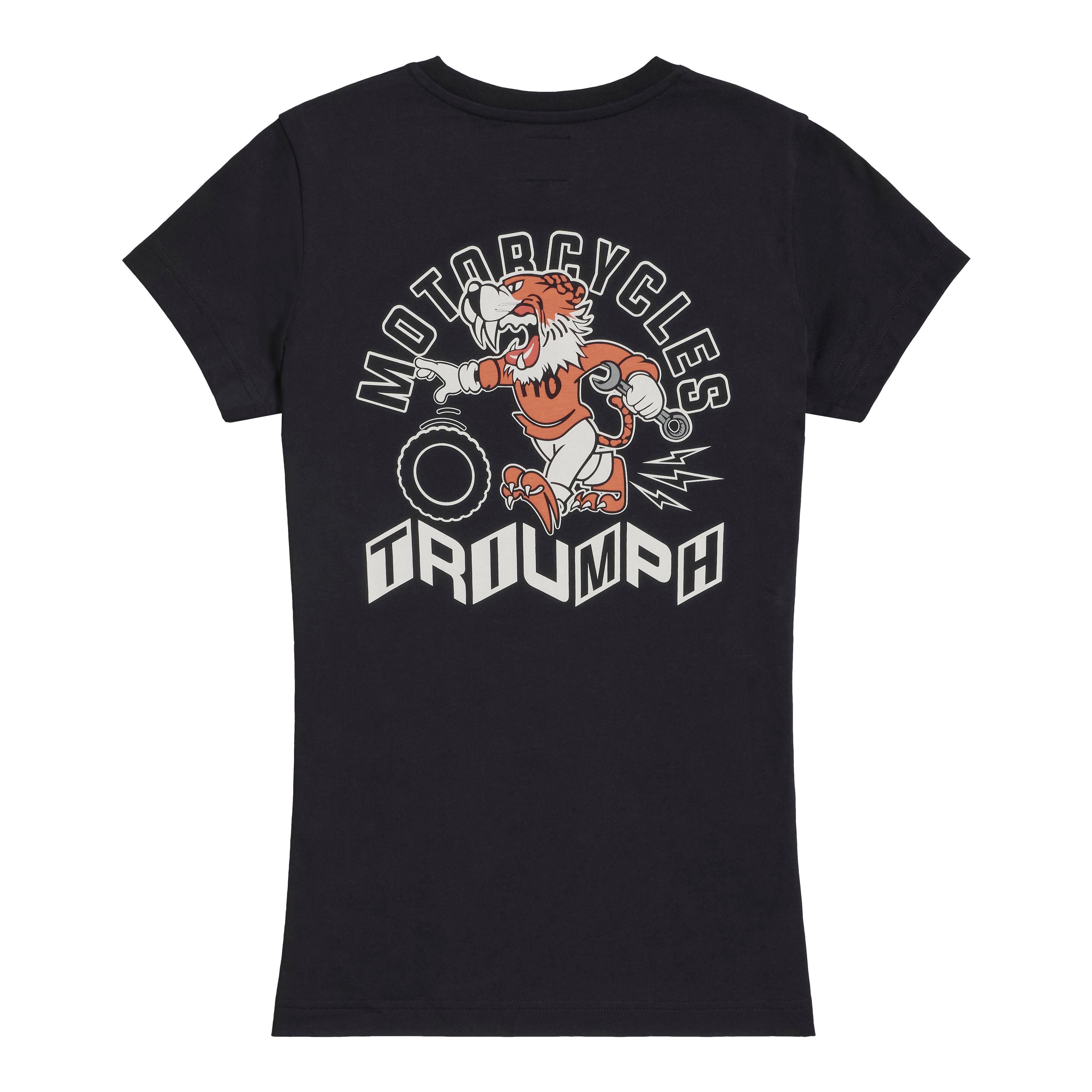LADIES PIT STOP T-SHIRT BLACK XL image 3