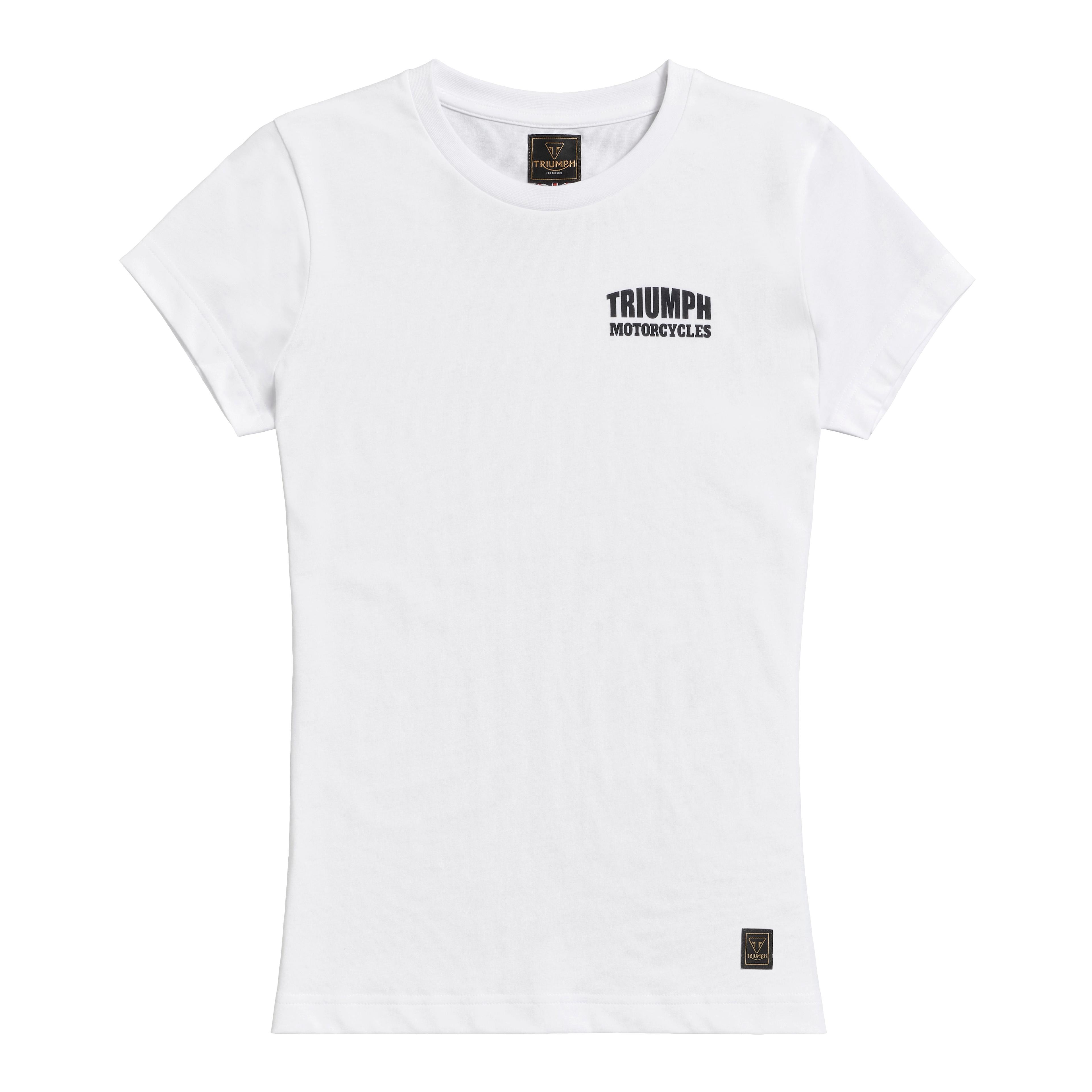 LADIES PIT STOP T-SHIRT WHITE M image 3