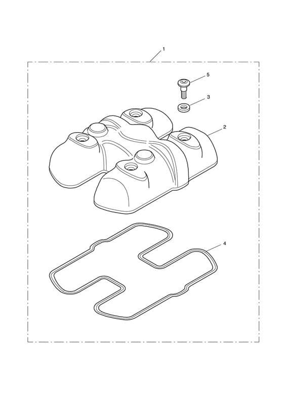 Cam Cover Kit, Chrome