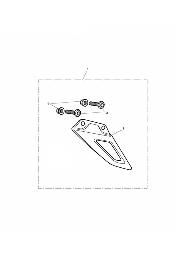 Low Chain Guard, Carbon Fibre