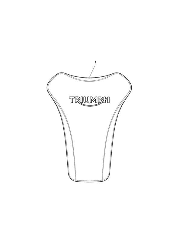 Rubber Pad, Fuel Tank Kit