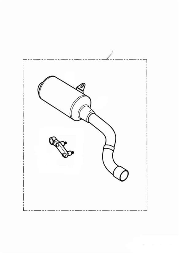 Silencer Kit, SS, Type 1E 207555 >