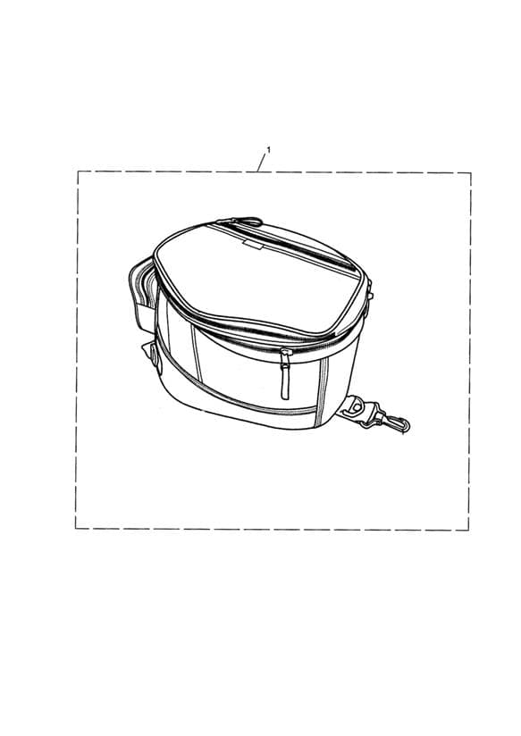 Magnetic Tank Bag Kit, 10-16L