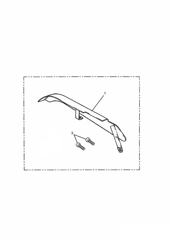 Chrome Chain Guard (up to VIN 71698)