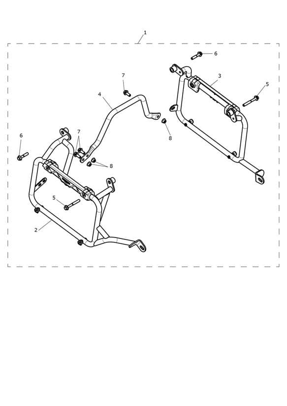 Pannier Mounting Frame, Expedition, Kit