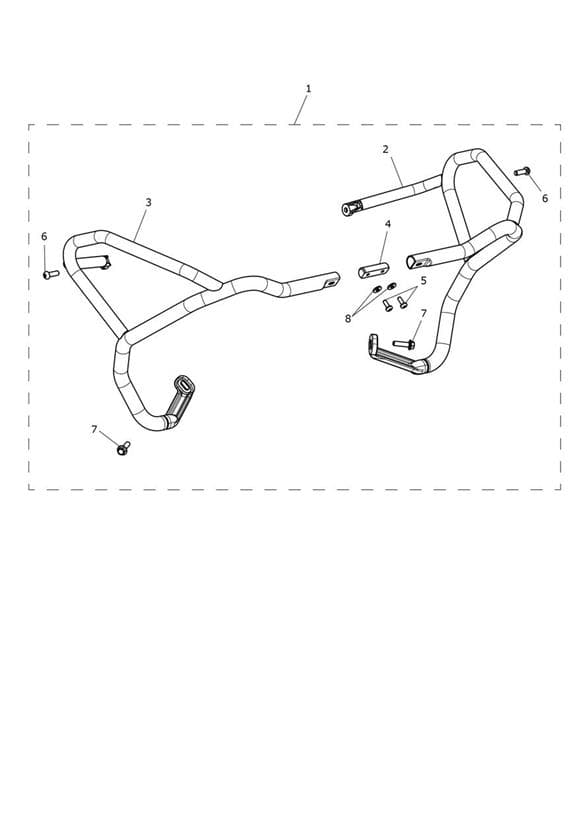 Protection Bar, Upper Kit