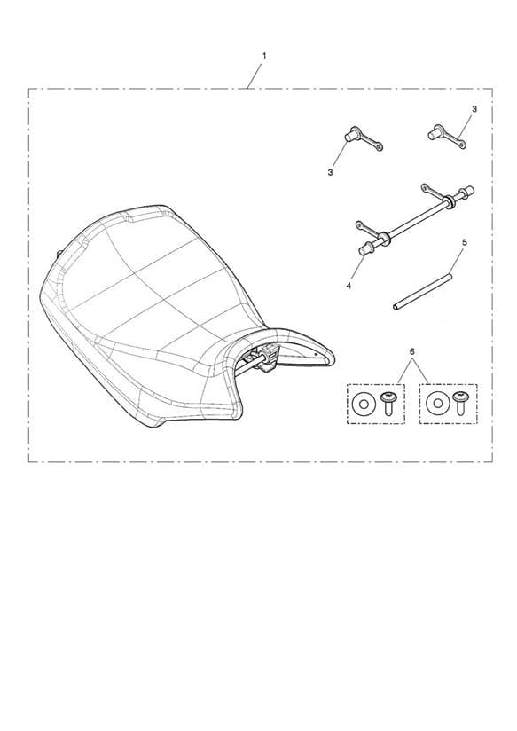 Rider Seat Assy, Low
