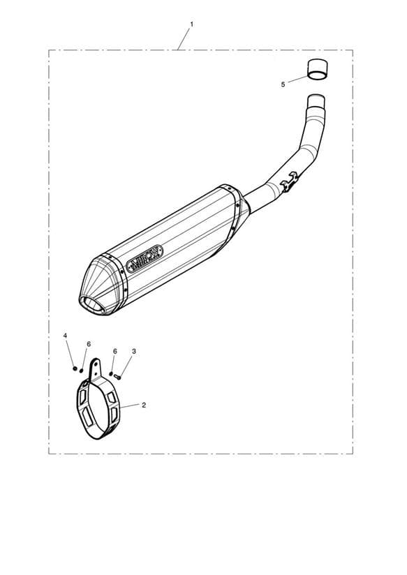 Silencer, Slip On Assy, Arrow