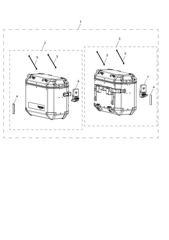Pannier, Aluminium, Kit, Silver