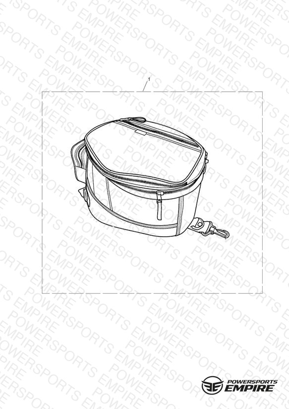 Magnetic Tank Bag, 20-30 Litre
