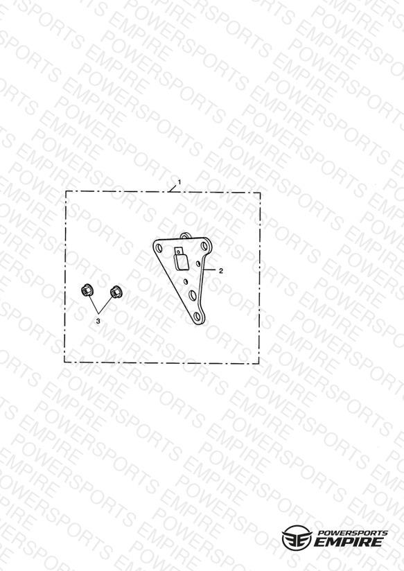 Bracket Kit, Rear Cyl Head Mount