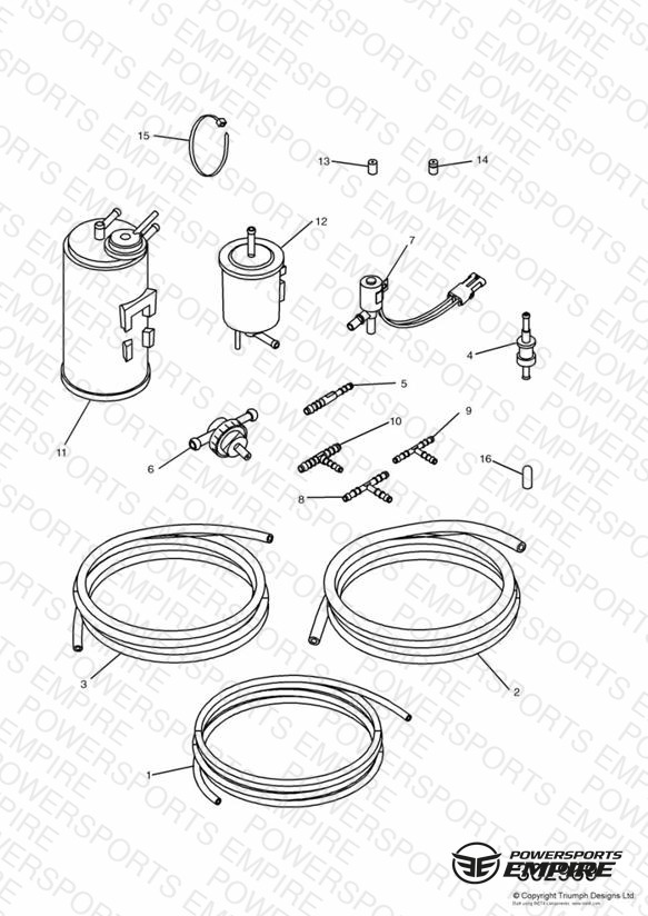 Evaporative Loss Equipment US California models only