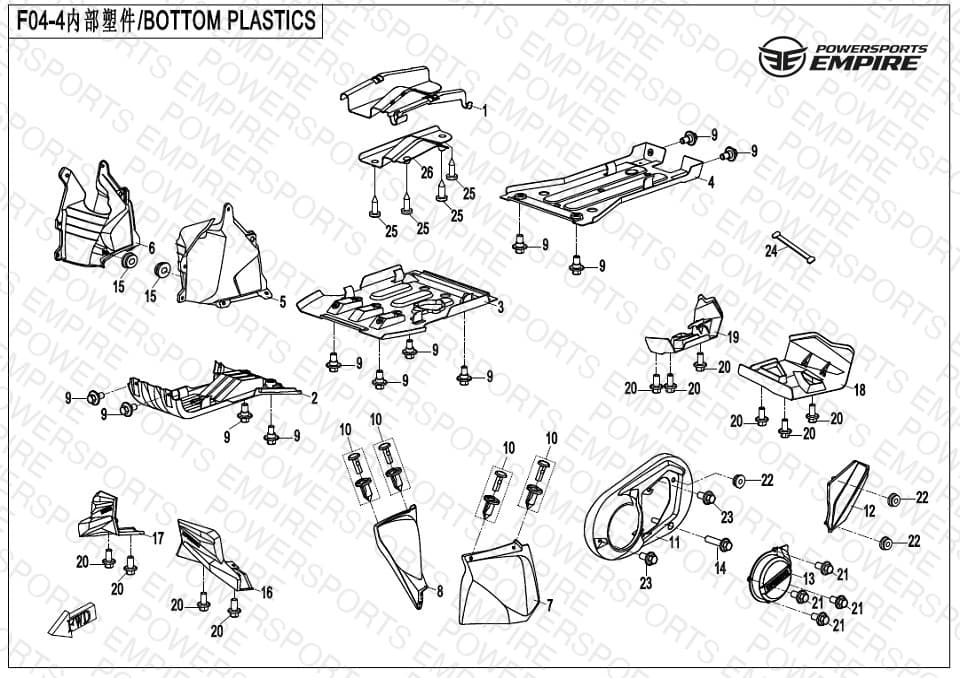 F04-4 — BOTTOM PLASTICS