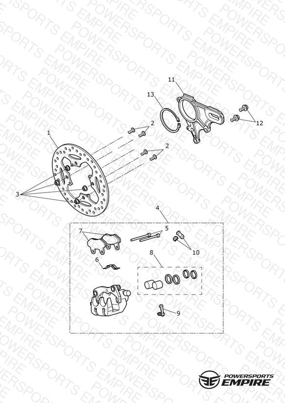 Rear Brake & Disc