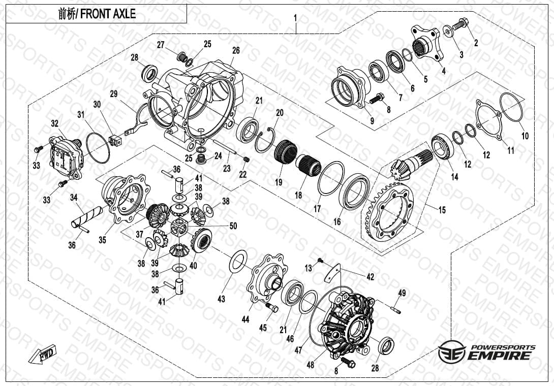 F31 — FRONT AXLE