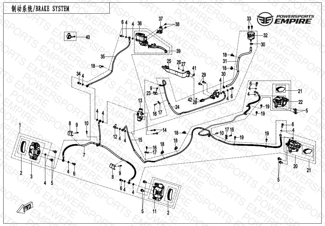 F08-A — BRAKE SYSTEM-RH