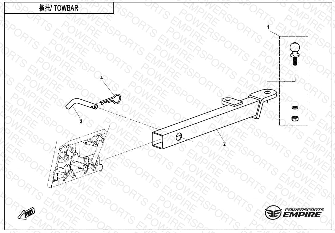 F40-B-V2 — TOWBAR(SPLIT)