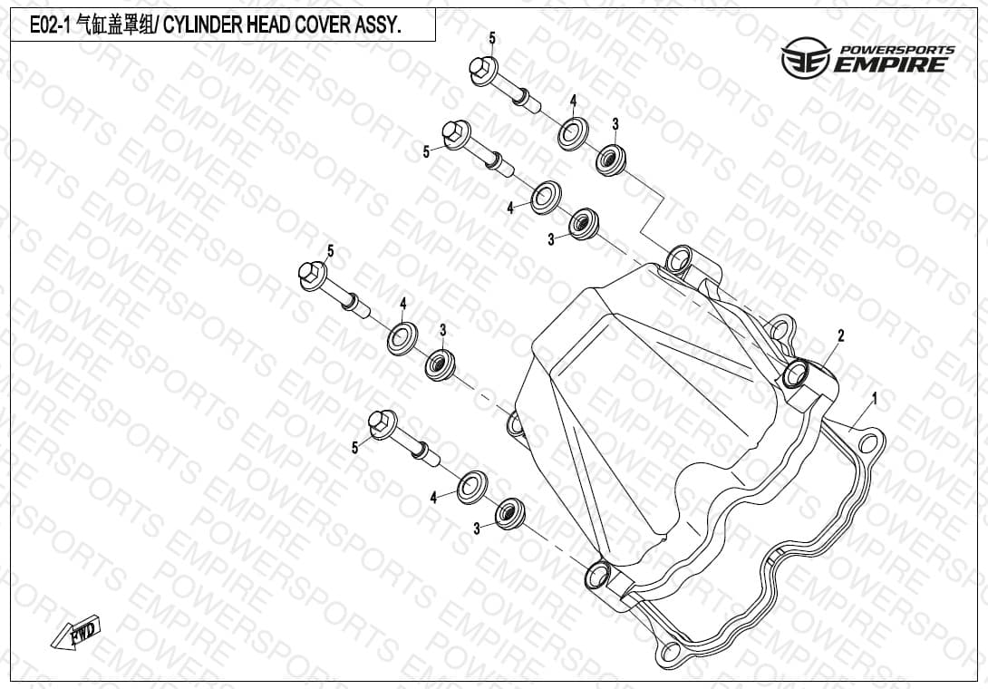 E02-1 — CYLINDER HEAD COVER ASSY