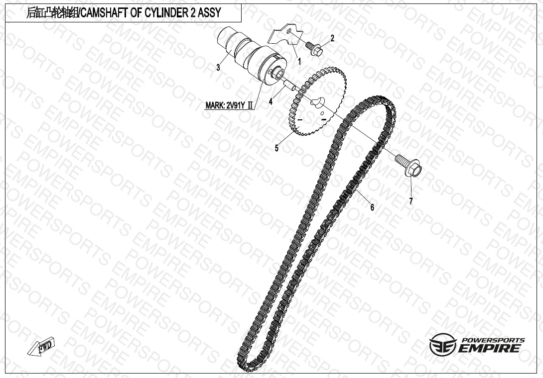 E02-7 — CAMSHAFT OF CYLINDER 2 ASSY