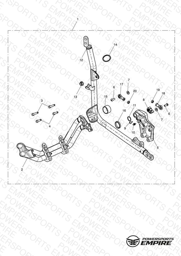 Forward Controls Mount Kit > 854155