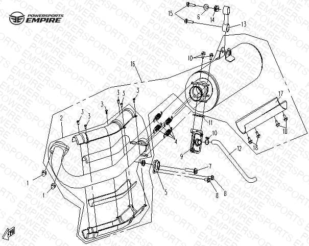 F13 — MUFFLER ASSY