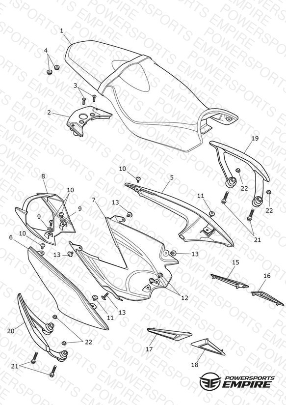 Rear Bodywork & Seat