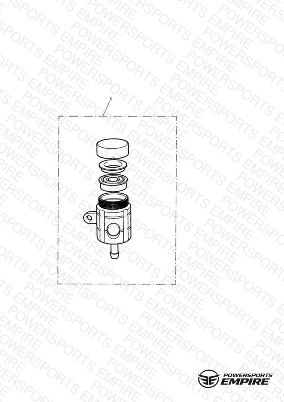 Reservoir, Brake, Rear, Type 1