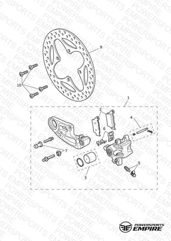 Rear Brake Caliper & Discs