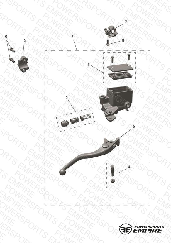 Front Brake Master Cylinder & Hoses