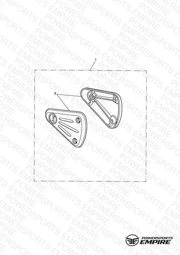 Footrest Hanger Kit, Standard