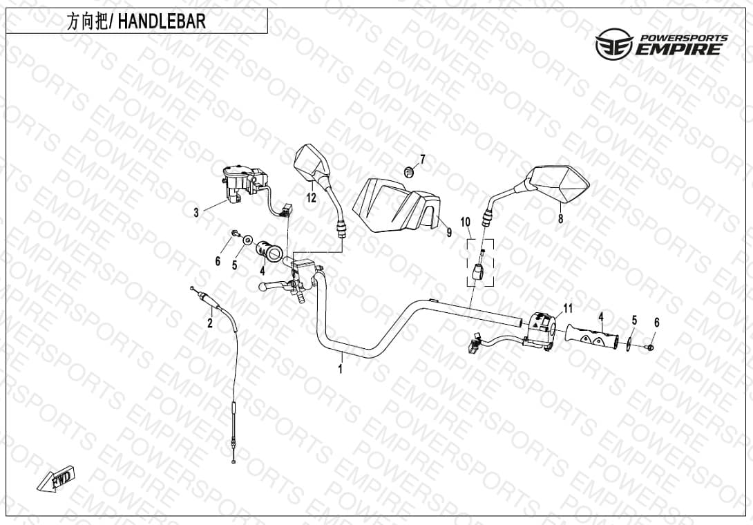 F10-1 — HANDLEBAR