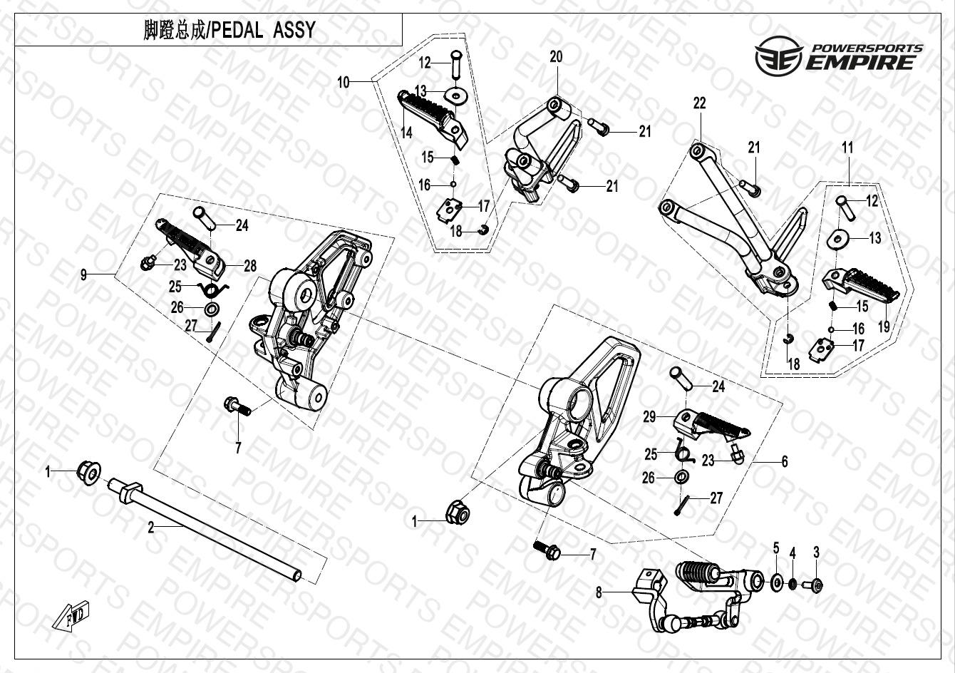 F14-1 — FOOTREST