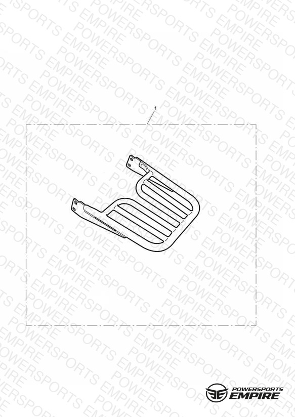 Chrome Luggage Rack