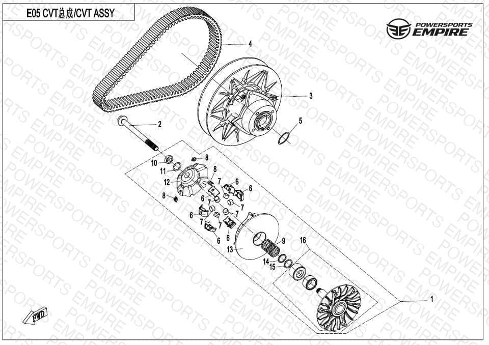 E05-NEW — CVT ASSEMBLY - NEW