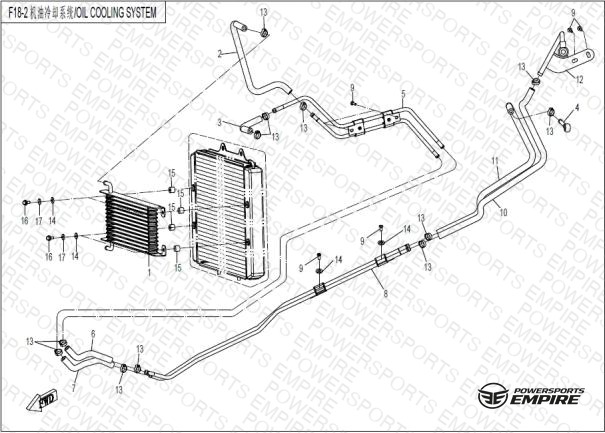 F18-2 — OIL COOLING SYSTEM