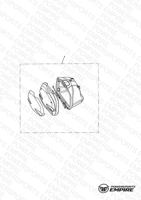 Pannier Assembly, LH, Spares Condition