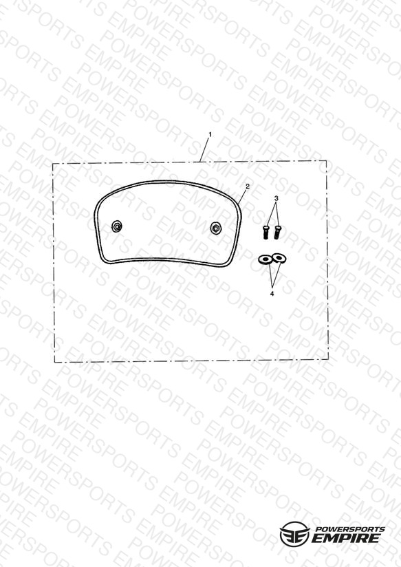 Back Rest Kit, Top Box