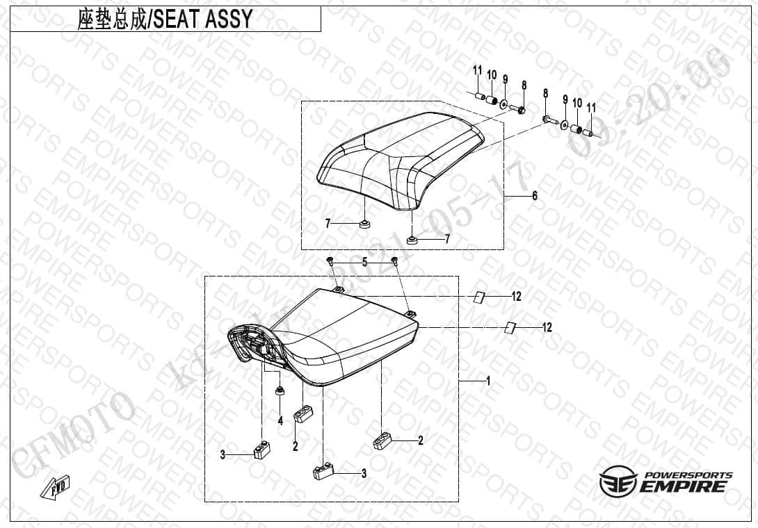 F13-A — SEAT ASSY