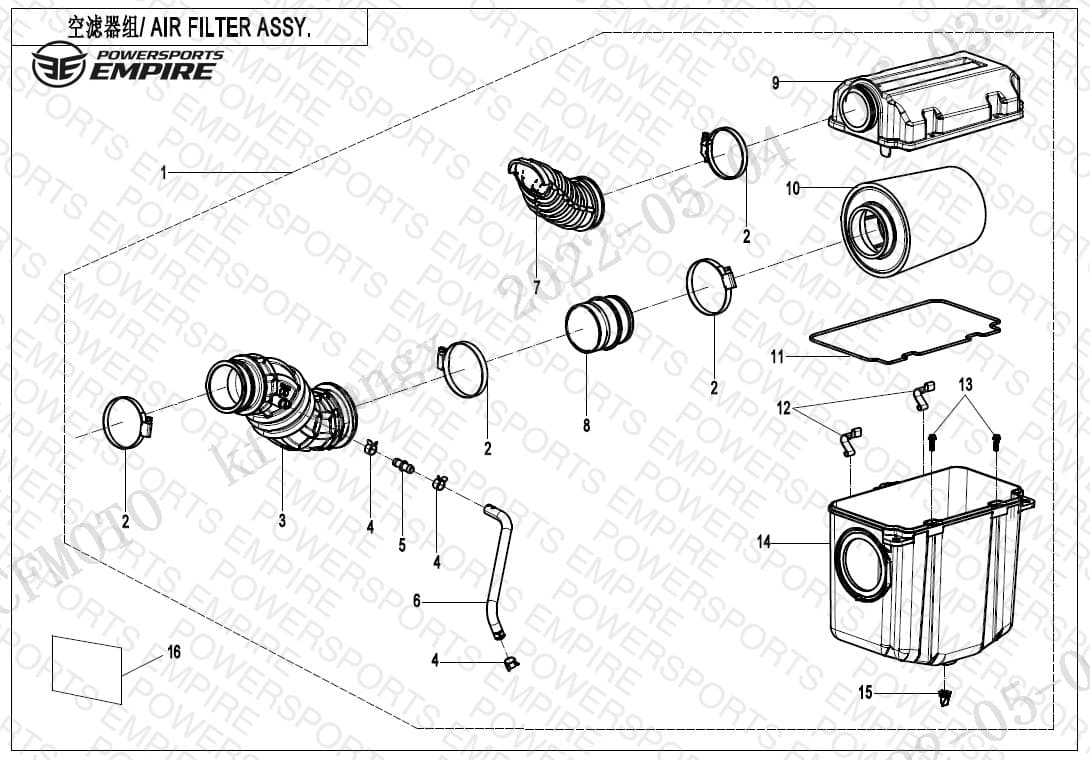 F41 — AIR FILTER ASSY.