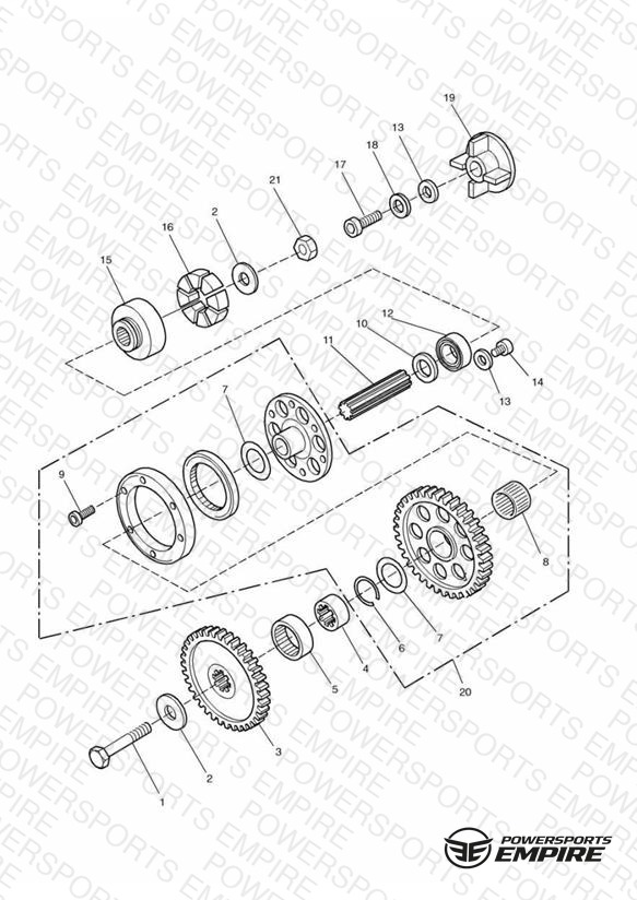 Alternator/Starter Drive Gears