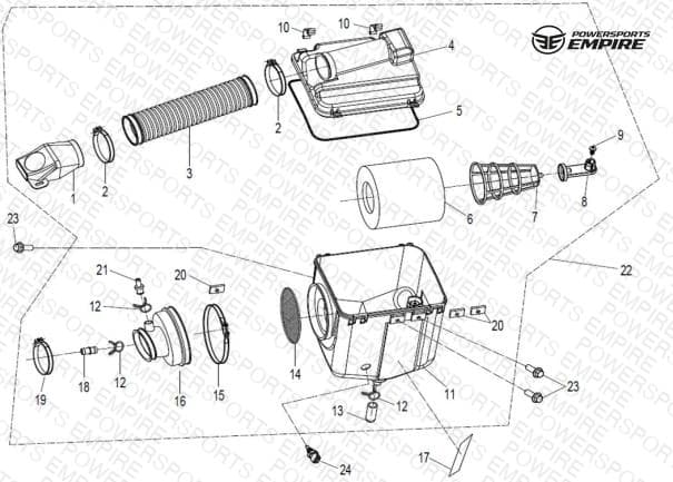 F11-3 — AIR FILTER ASSY