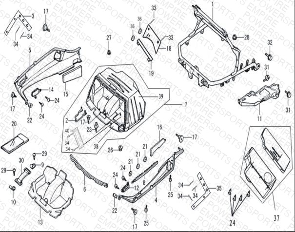 F29 — REAR & SIDE COVER