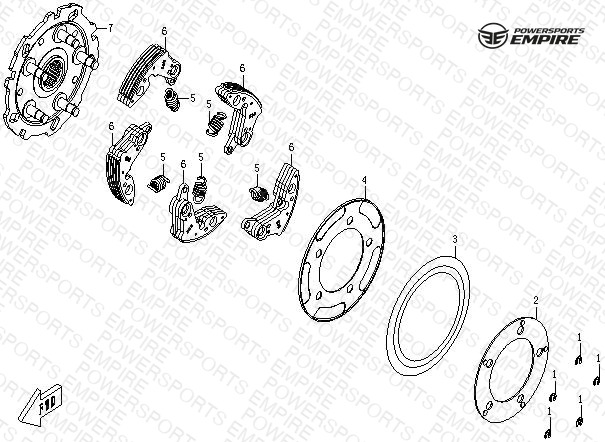 E19 — WET CLUTCH ASSY