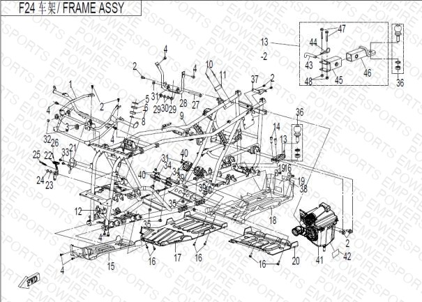 F24(2) — FRAME ASSY